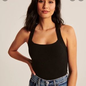 Abercrombie cross back bodysuit